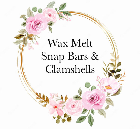 Wax Melt Snap Bars & Clamshells