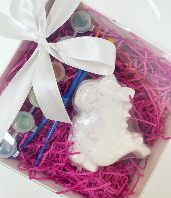 Girly T-Rex Paint Your Own Bath Bomb Kit