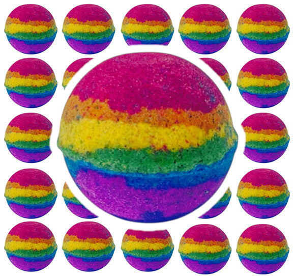 Mini Round rainbow Bath Bomb