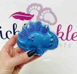 Large Blue Blueberry Cheesecake Ice Cream Dinosaur Bath Bomb