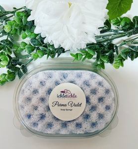 Parma Violet Exfoliating Soap Sponge