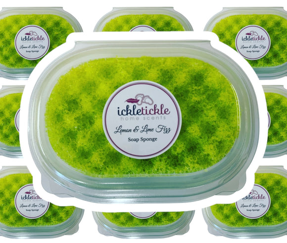 Lemon & Lime Fizz Exfoliating Soap Sponge