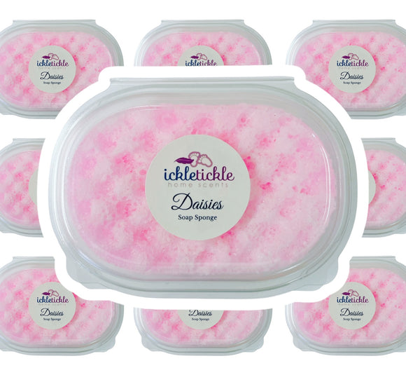 Daisies Exfoliating Soap Sponge