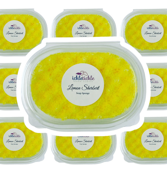 Lemon Sherbet Exfoliating Soap Sponge